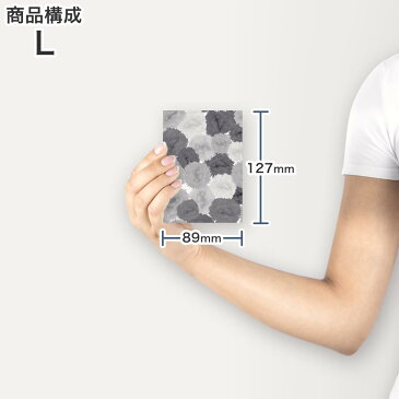 ポスター ウォールステッカー シール式ステッカー 飾り 89×127mm L版 写真 フォト 壁 インテリア おしゃれ 剥がせる wall sticker poster 014523 花 フラワー 赤