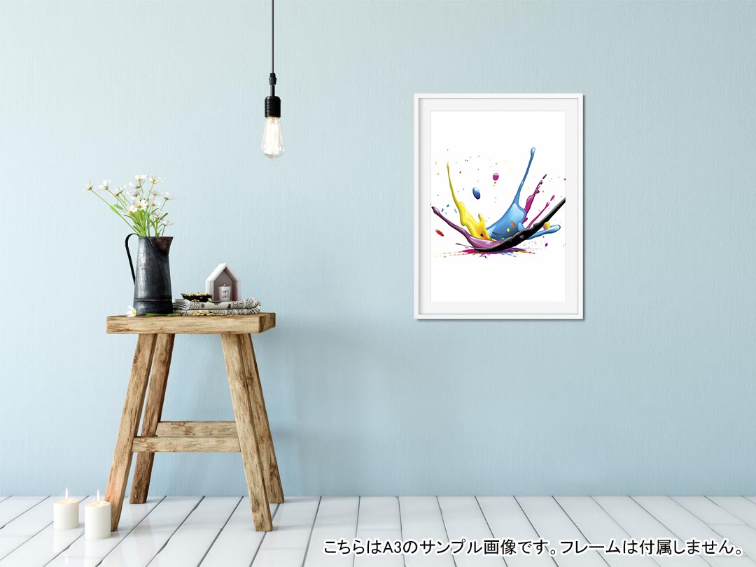 ポスター ウォールステッカー シール式ステッカー 飾り 203×254 六つ切り 写真 フ...