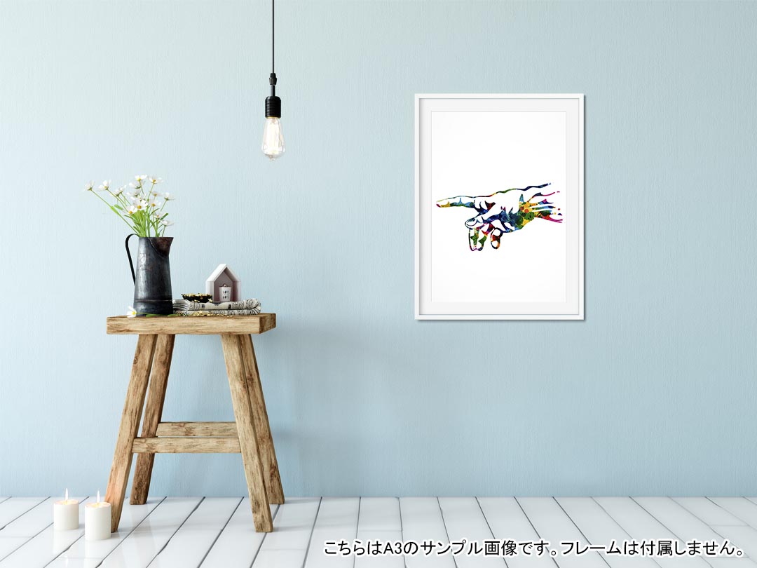 ポスター ウォールステッカー シール式ステッカー 飾り 203×254 六つ切り 写真 フ...