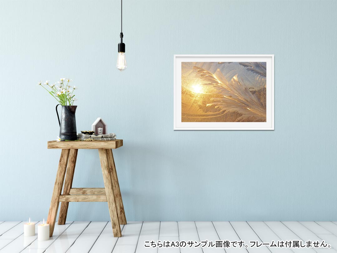 ポスター ウォールステッカー シール式ステッカー 飾り 420×594mm A2 写真 フォト 壁 インテリア おしゃれ 剥がせる wall sticker poster 023976 羽根　夕日 kabekore-10908150 kabeコレ サンプル画像2