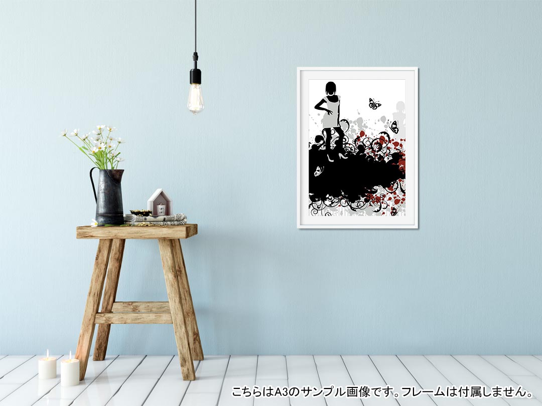 ポスター ウォールステッカー シール式ステッカー 飾り 127×178mm 2L 写真 フォト ...