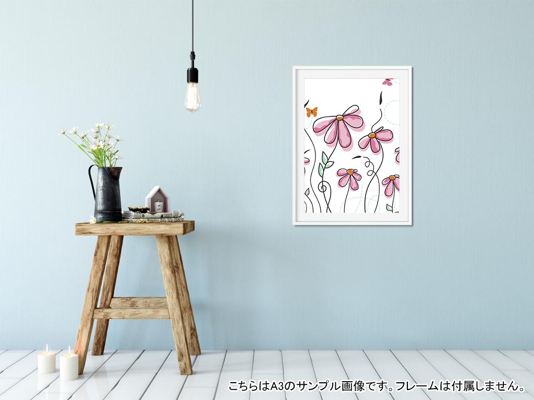 ポスター ウォールステッカー シール式ステッカー 飾り 89×127mm L版 写真 フォト ...
