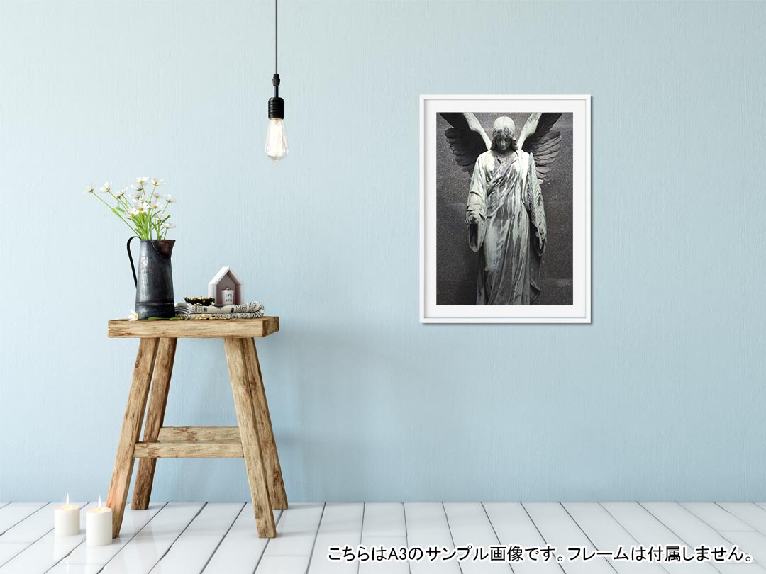 ポスター ウォールステッカー 長方形 シール式ステッカー 飾り 90×47cm Lsize 長方...