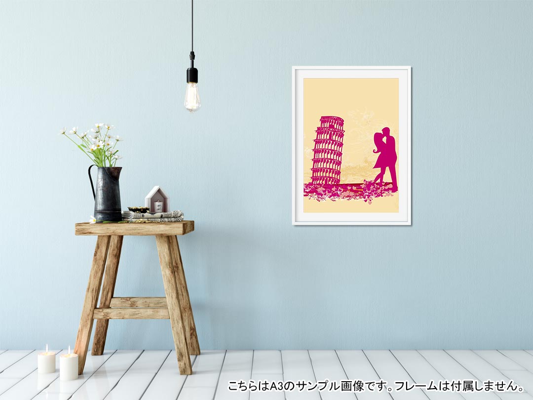kabeコレのポスター ウォールステッカー シール式ステッカー 飾り 364×515mm B3 写真 フォト 壁 インテリア おしゃれ 剥がせる wall sticker poster 006718 人物　ピンク｜アングル2