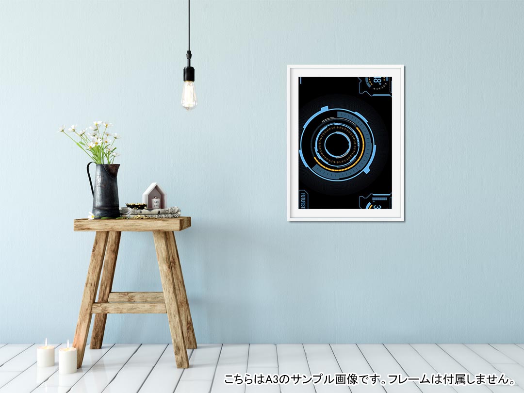 ポスター ウォールステッカー 長方形 シール式ステッカー 飾り 90×47cm Lsize 長方...