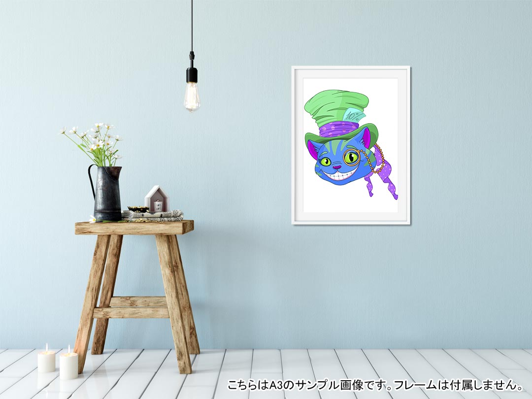 ポスター ウォールステッカー シール式ステッカー 飾り 148×210mm A5 写真 フォト 壁 インテリア おしゃれ 　剥がせる wall sticker poster 009381 動物　キャラクター　猫