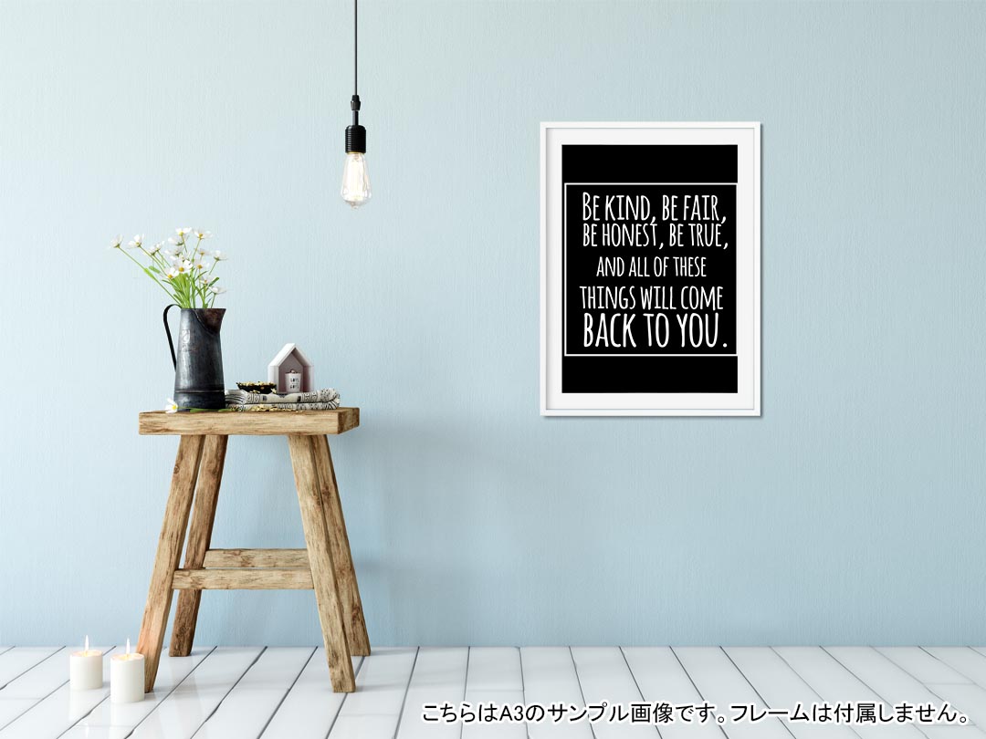 ポスター ウォールステッカー シール式ステッカー 飾り 594×841mm A1 写真 フォト 壁 インテリア おしゃれ 剥がせるwall sticker poster 010037 英語　白　黒 2
