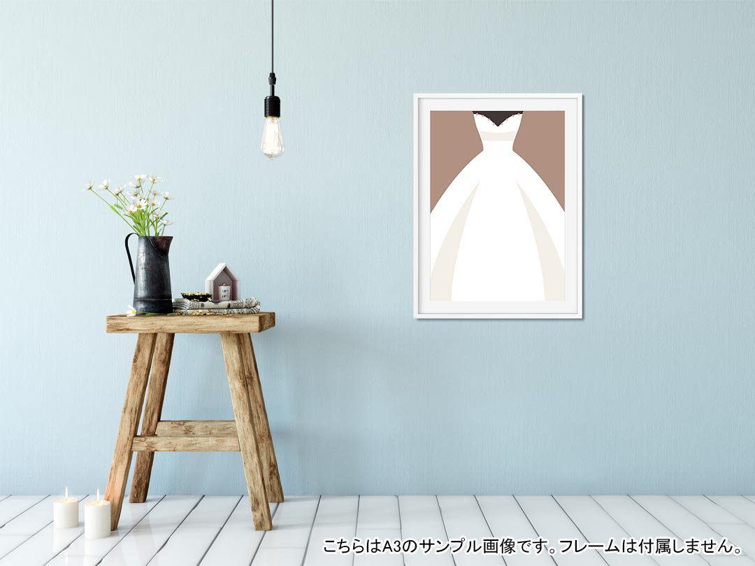 ポスター ウォールステッカー 長方形 シール式ステッカー 飾り 30×16cm Ssize 壁 インテリア おしゃれ　剥がせる wall sticker poster 010116 おしゃれ　ファッション　ドレス kabekore-10396953 kabeコレ サンプル画像2