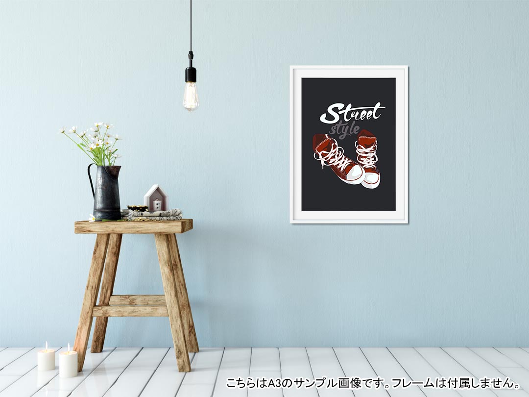 ポスター ウォールステッカー シール式ステッカー 飾り 364×515mm B3 写真 フォト 壁 インテリア おしゃれ 剥がせる wall sticker poster 010165 おしゃれ　ファッション　英語 2