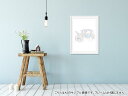 ポスター ウォールステッカー シール式ステッカー 飾り 364×515mm B3 写真 フォト 壁 インテリア おしゃれ 剥がせる wall sticker poster 010779 馬車　パステル　姫 2