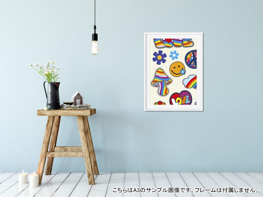 ポスター ウォールステッカー シール式ステッカー 飾り 297×420mm A3 写真 フォト ...