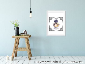 ポスター ウォールステッカー シール式ステッカー 飾り 210×297mm A4 写真 フォト 壁 インテリア おしゃれ 剥がせる wall sticker poster 012569 香水 おしゃれ エレガント