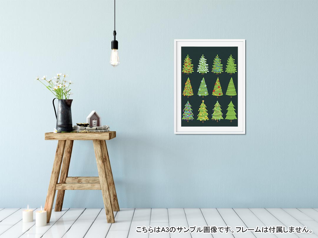 kabeコレのサイズが選べる！ポスター ウォールステッカー シール式ステッカー 飾り A0 A1 A2 A3 A4 A5 B0 B1 B2 B3 B4 B5 写真 フォト 壁 インテリア おしゃれ 剥がせるwall sticker poster 033401 アート 月夜 海 秋 葉っぱ 　033403｜アングル2