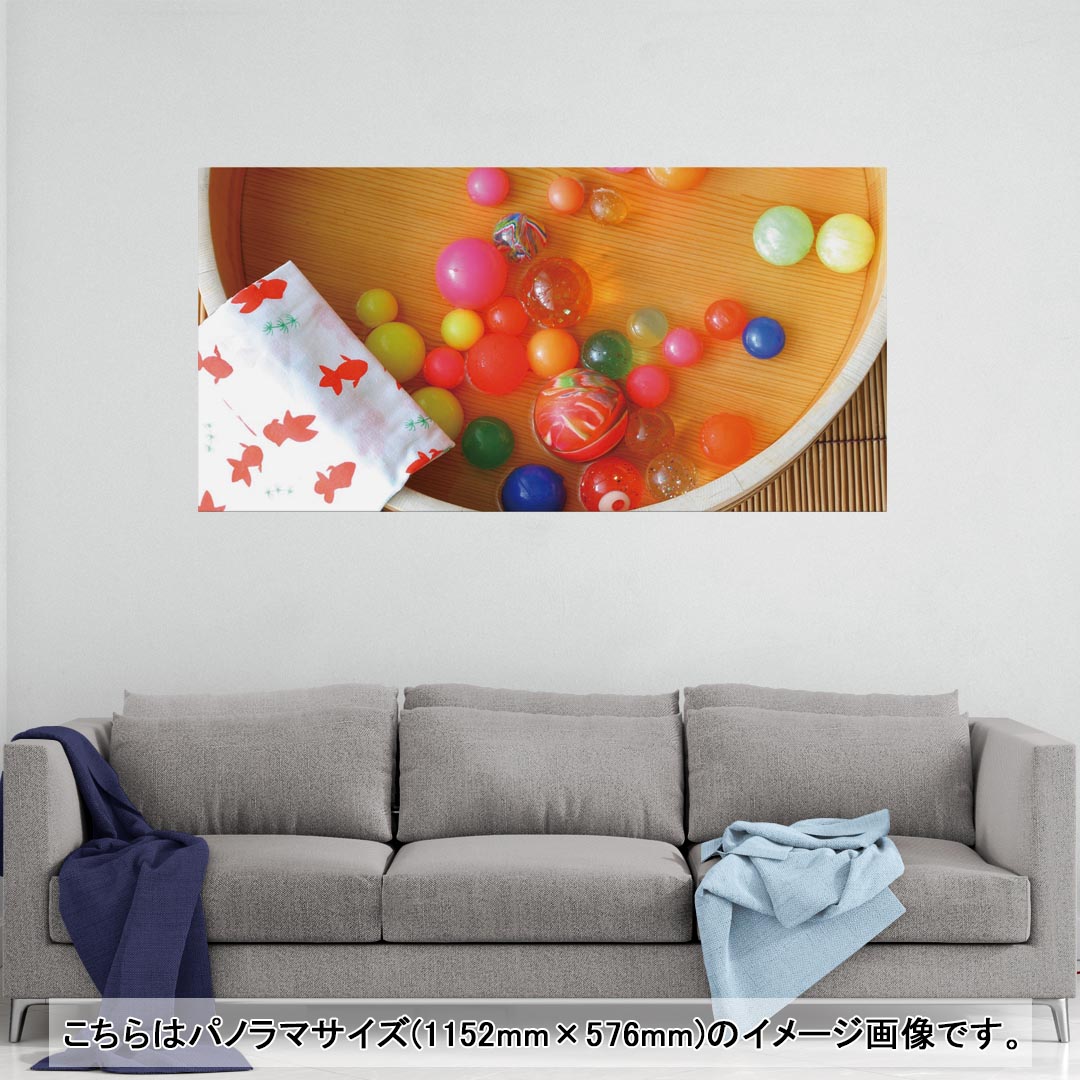 ポスター ウォールステッカー ポステッカー パノラマサイズ ポスターステッカー シール式ステッカー 飾り 1152mm×576mm 写真 フォト 壁 インテリア おしゃれ 剥がせる wall sticker poster 002814 夏　祭り　写真