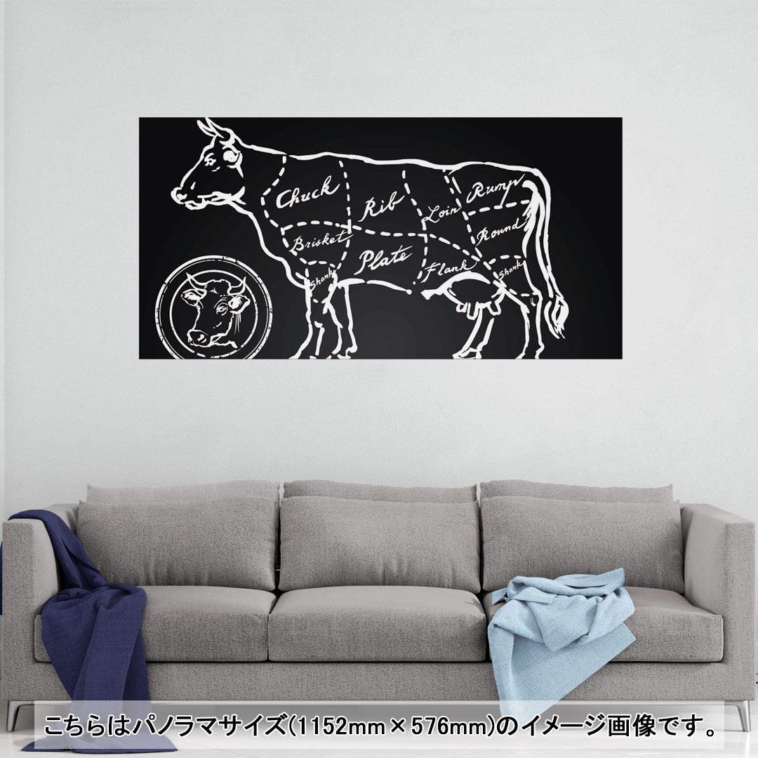 ポスター ウォールステッカー ポステッカー パノラマサイズ ポスターステッカー シール式ステッカー 飾..