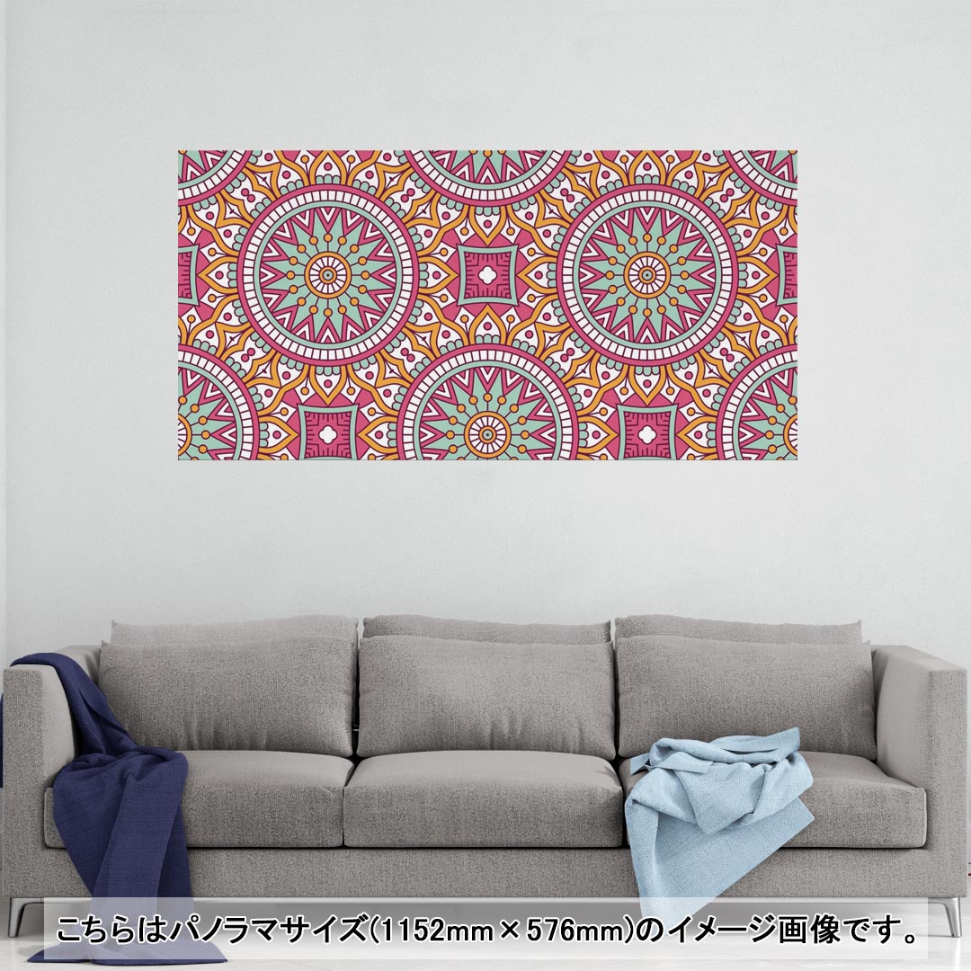 ポスター ウォールステッカー ポステッカー パノラマサイズ ポスターステッカー シール式ステッカー 飾り 1152mm×576mm 写真 フォト 壁 インテリア おしゃれ 剥がせる wall sticker poster 010759 花　　アジアン(3.0)