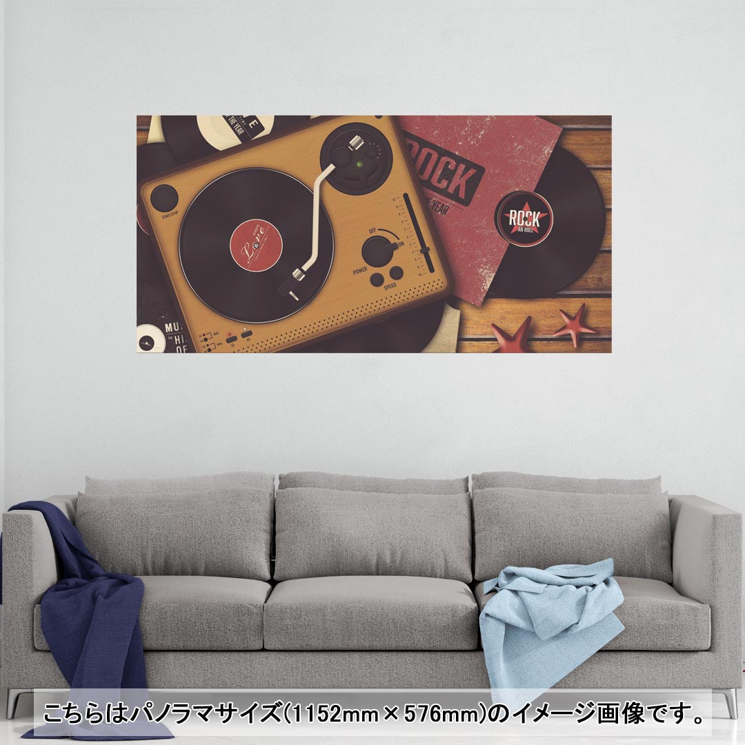 ポスター ウォールステッカー ポステッカー パノラマサイズ ポスターステッカー シール式ステッカー 飾..
