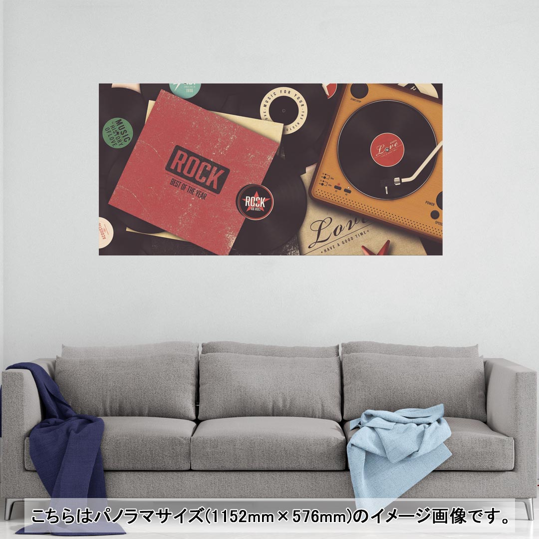 ポスター ウォールステッカー ポステッカー パノラマサイズ ポスターステッカー シール式ステッカー 飾..