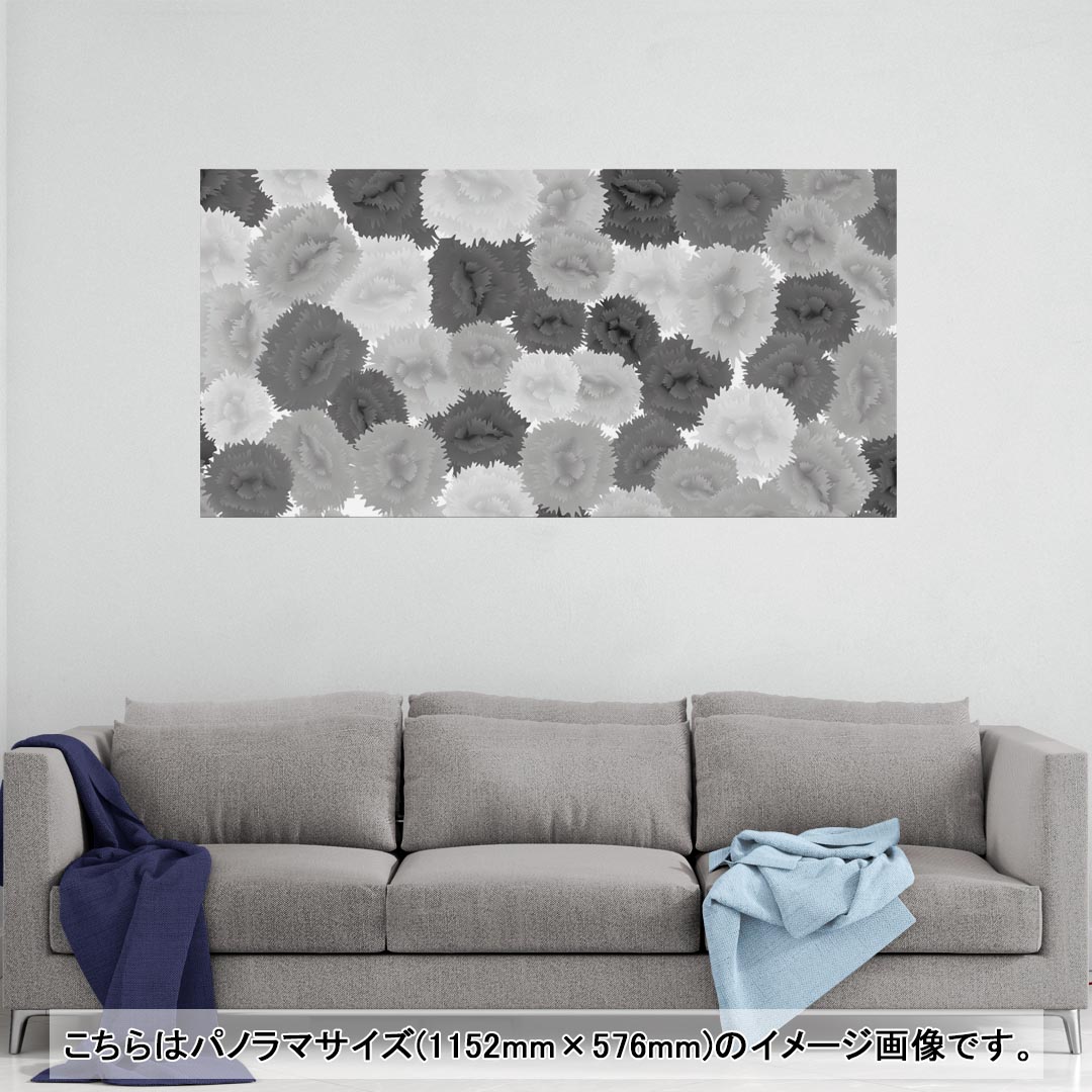 ポスター ウォールステッカー ポステッカー パノラマサイズ ポスターステッカー シール式ステッカー 飾り 1152mm×576mm 写真 フォト 壁 インテリア おしゃれ 剥がせる wall sticker poster 014523 花　　赤