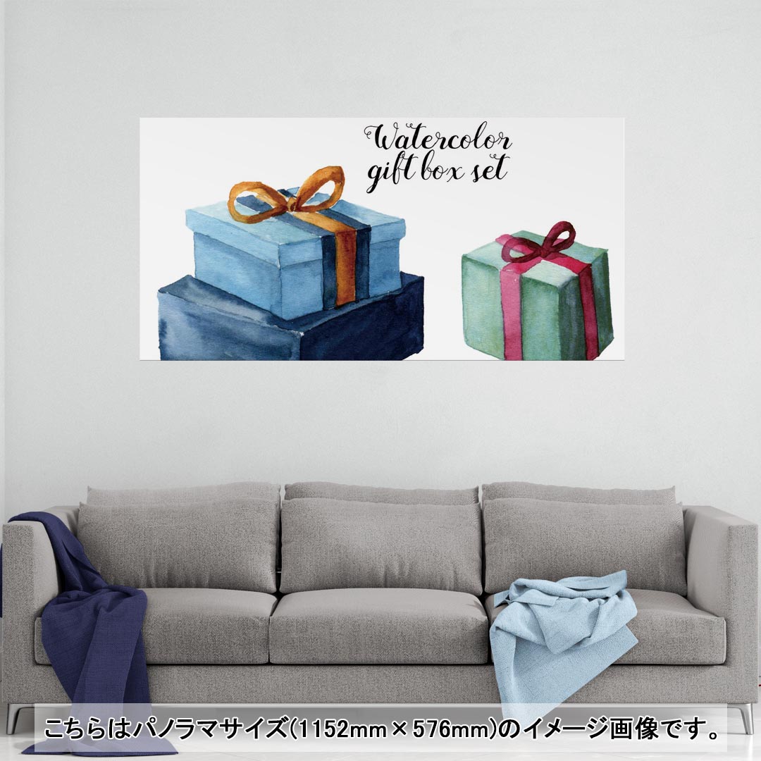 Rakuten - ポスター ウォールステッカー ポステッカー パノラマサイズ ポスターステッカー シール式ステッカー 飾り 1152mm×576mm 写真 フォト 壁 インテリア おしゃれ 剥がせる wall sticker poster 015869 プレゼント　かわいい　誕生日　パーティ