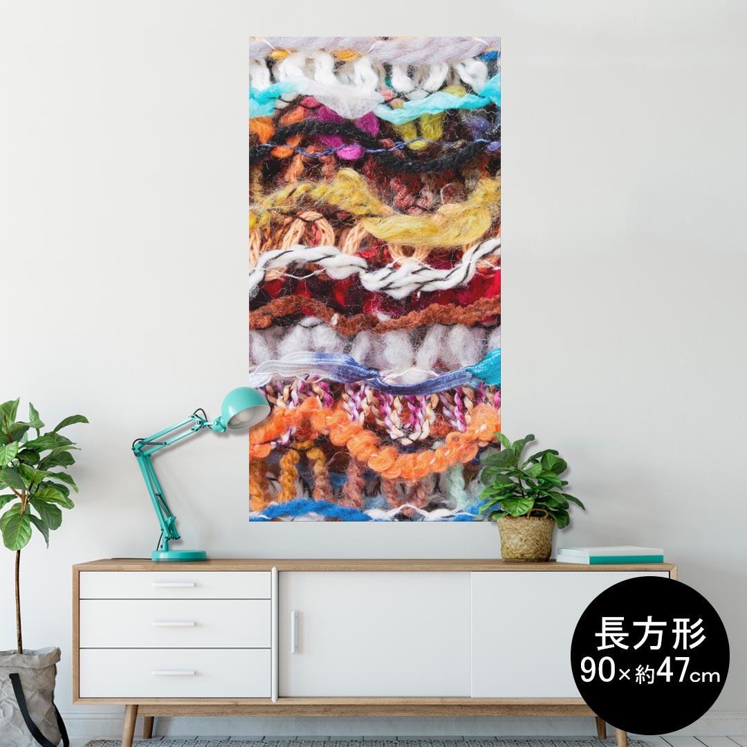 ポスター ウォールステッカー 長方形 シール式ステッカー 飾り 90×47cm Lsize 長方形 壁 インテリア お..