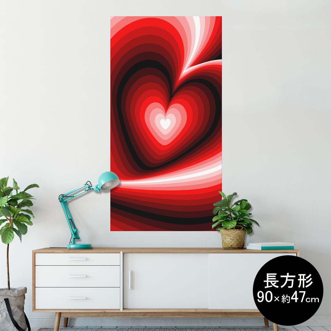 ポスター ウォールステッカー 長方形 シール式ステッカー 飾り 90×47cm Lsize 長方形 壁 インテリア お..