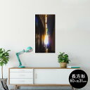 ポスター ウォールステッカー 長方形 シール式ステッカー 飾り 60×31cm Msize 壁 インテリア おしゃれ 剥がせる wall sticker poster 014961 風景 自然 背景 夜空 夕日