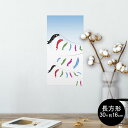 ポスター ウォールステッカー 長方形 シール式ステッカー 飾り 30×16cm Ssize 壁 インテリア おしゃれ 剥がせる wall sticker pos...