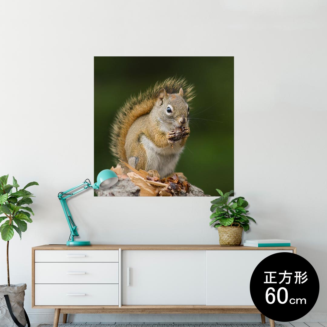 ポスター ウォールステッカー シール式ステッカー 飾り 90×90cm Lsize 正方形 壁 インテリア おしゃれ 剥がせる wall sticker poster 002575 シンプル 黒 立体