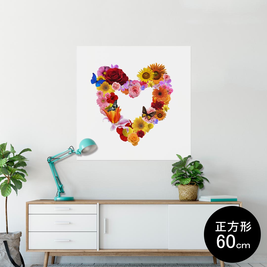 ポスター ウォールステッカー シール式ステッカー 飾り 90×90cm Lsize 正方形 壁 インテリア おしゃれ　剥がせる wall sticker poster 003195 