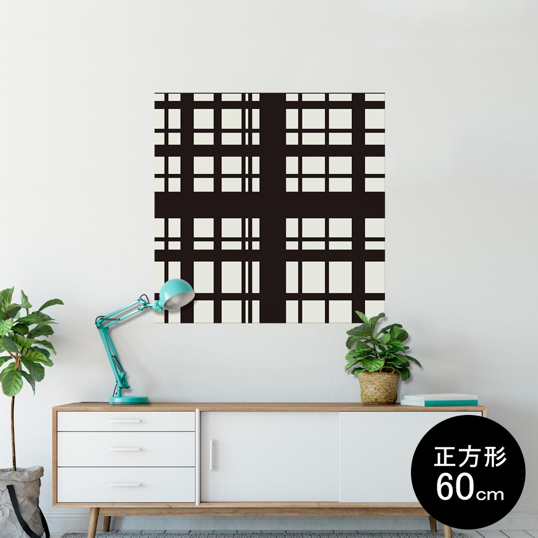 ポスター ウォールステッカー シール式ステッカー 飾り 90×90cm Lsize 正方形 壁 インテリア おしゃれ..