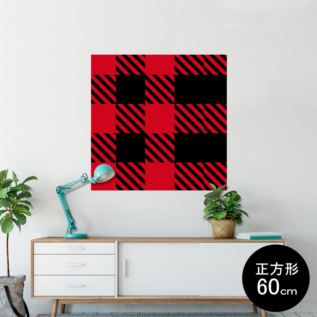 ポスター ウォールステッカー シール式ステッカー 飾り 60×60cm Msize 正方形 壁 インテリア おしゃれ..