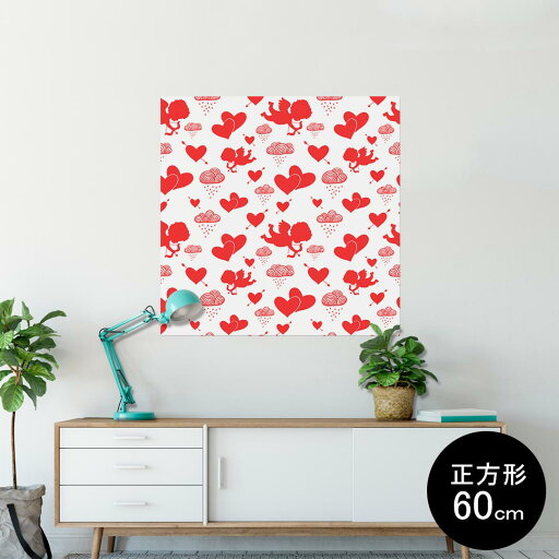 ポスター ウォールステッカー シール式ステッカー 飾り 90×90cm Lsize 正方形 壁 インテリア おしゃれ 剥がせる wall sticker poster 006442 ハート 天使 キューピッド ポスター ウォールステッカー シール式ステッカー 飾り 90×90cm Lsize 正方形 壁 インテリア おしゃれ 剥がせる wall sticker poster 006442 ハート 天使 キューピッド