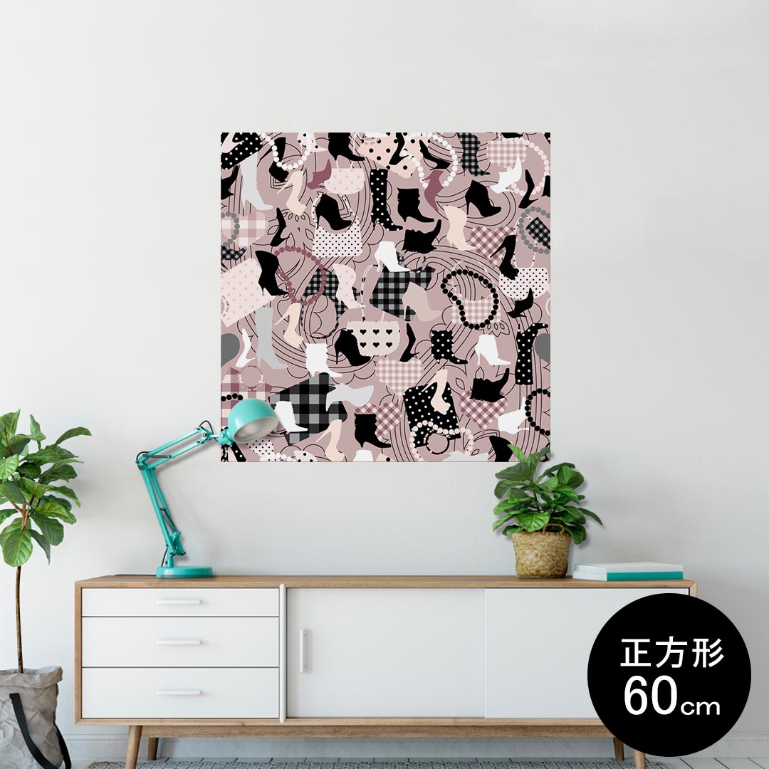 ポスター ウォールステッカー シール式ステッカー 飾り 90×90cm Lsize 正方形 壁 インテリア おしゃれ..