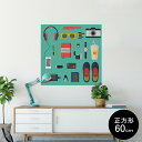 ポスター ウォールステッカー シール式ステッカー 飾り 90×90cm Lsize 正方形 壁 インテリア おしゃれ 剥がせる wall sticker poster 010329 おしゃれ ファッション カメラ(3)