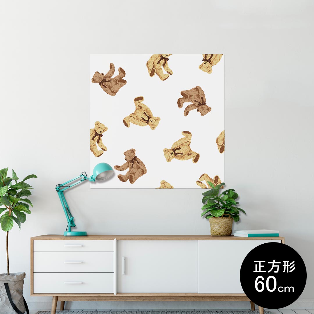 ポスター ウォールステッカー シール式ステッカー 飾り 90×90cm Lsize 正方形 壁 インテリア おしゃれ..