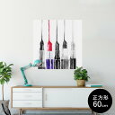ポスター ウォールステッカー シール式ステッカー 飾り 90×90cm Lsize 正方形 壁 インテリア おしゃれ 剥がせる wall sticker poster 010913 メイク 口紅 化粧
