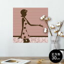 ポスター ウォールステッカー シール式ステッカー 飾り 30×30cm Ssize 正方形 壁 インテリア おしゃれ 剥がせる wall sticker poster 000836 ダマスク ピンク 女の子