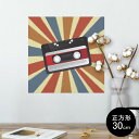 ポスター ウォールステッカー シール式ステッカー 飾り 30×30cm Ssize 正方形 壁 インテリア おしゃれ 剥がせる wall sticker pos...