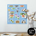 ポスター ウォールステッカー シール式ステッカー 飾り 30×30cm Ssize 正方形 壁 インテリア おしゃれ 剥がせる wall sticker pos...