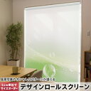 1cm単位サイズオーダー ロールスクリーン ロールカーテン オーダーメイド タチカワ 日本製 間仕切り カーテン 採光 非遮光 目隠し UVカット カーテンレール チェーン式 プル式 001802 その他 しゃぼん玉 緑