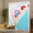 1cm単位サイズオーダー ロールスクリーン ロールカーテン オーダーメイド タチカワ 日本製 間仕切り カーテン 採光 非遮光 目隠し UVカット カーテンレール チェーン式 プル式 003514 ユニーク チェック・ボーダー その他 ネイル おしゃれ 写真