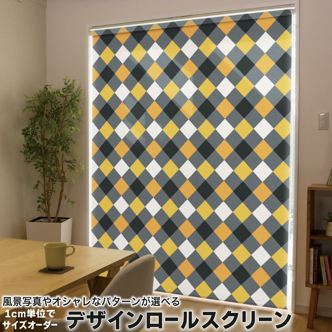 1cm単位サイズオーダー ロールスクリーン ロールカーテン オーダーメイド タチカワ 日本製 間仕切り カーテン 採光 非遮光 目隠し UVカット カーテンレール チェーン式 プル式 020121 ハロウィン Halloween