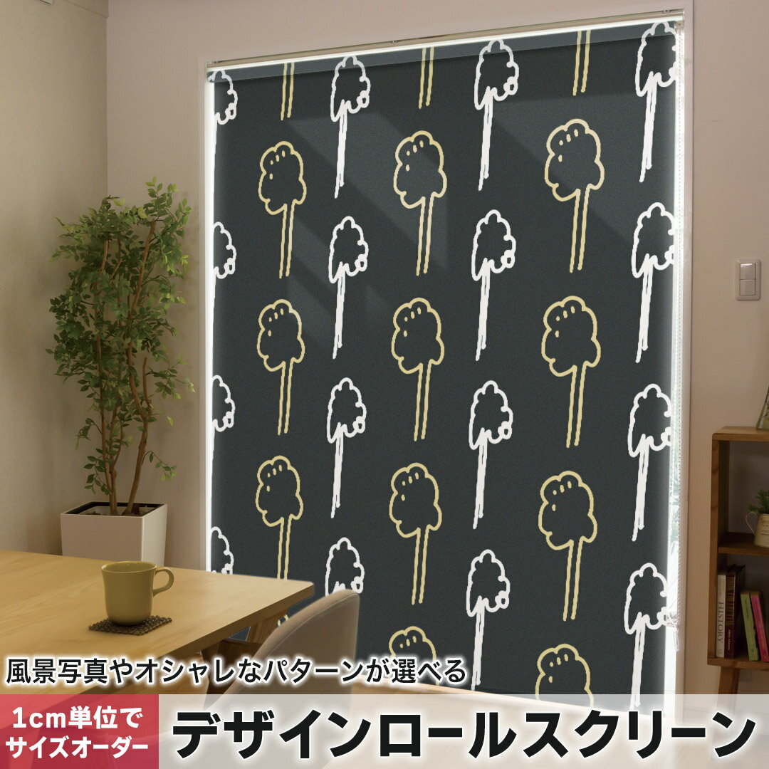 1cm単位サイズオーダー ロールスクリーン ロールカーテン オーダーメイド タチカワ 日本製 間仕切り カーテン 採光 非遮光 目隠し UVカット カーテンレール チェーン式 プル式 050188