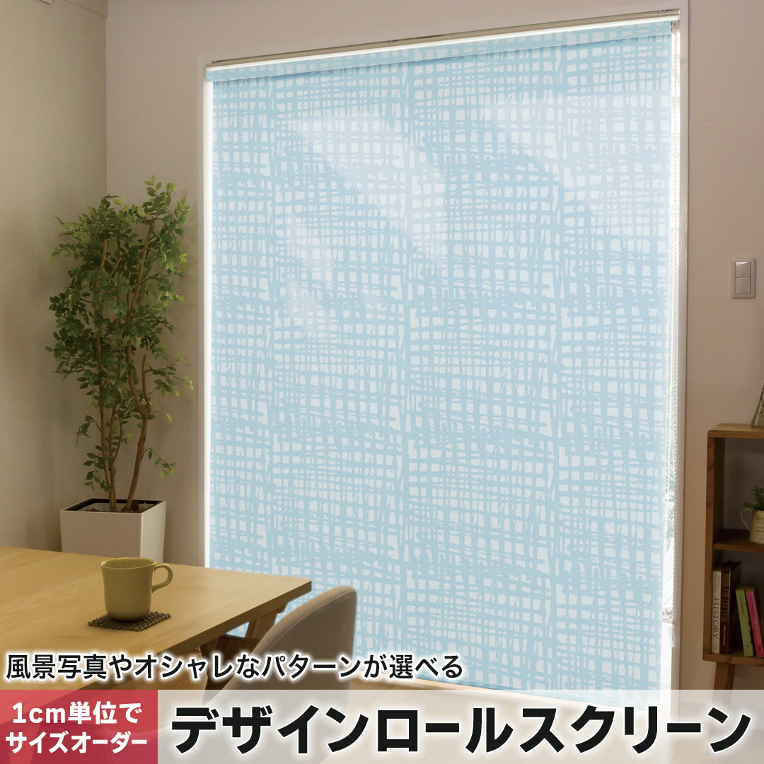 1cm単位サイズオーダー ロールスクリーン ロールカーテン オーダーメイド タチカワ 日本製 間仕切り カーテン 採光 非遮光 目隠し UVカット カーテンレール チェーン式 プル式 050464