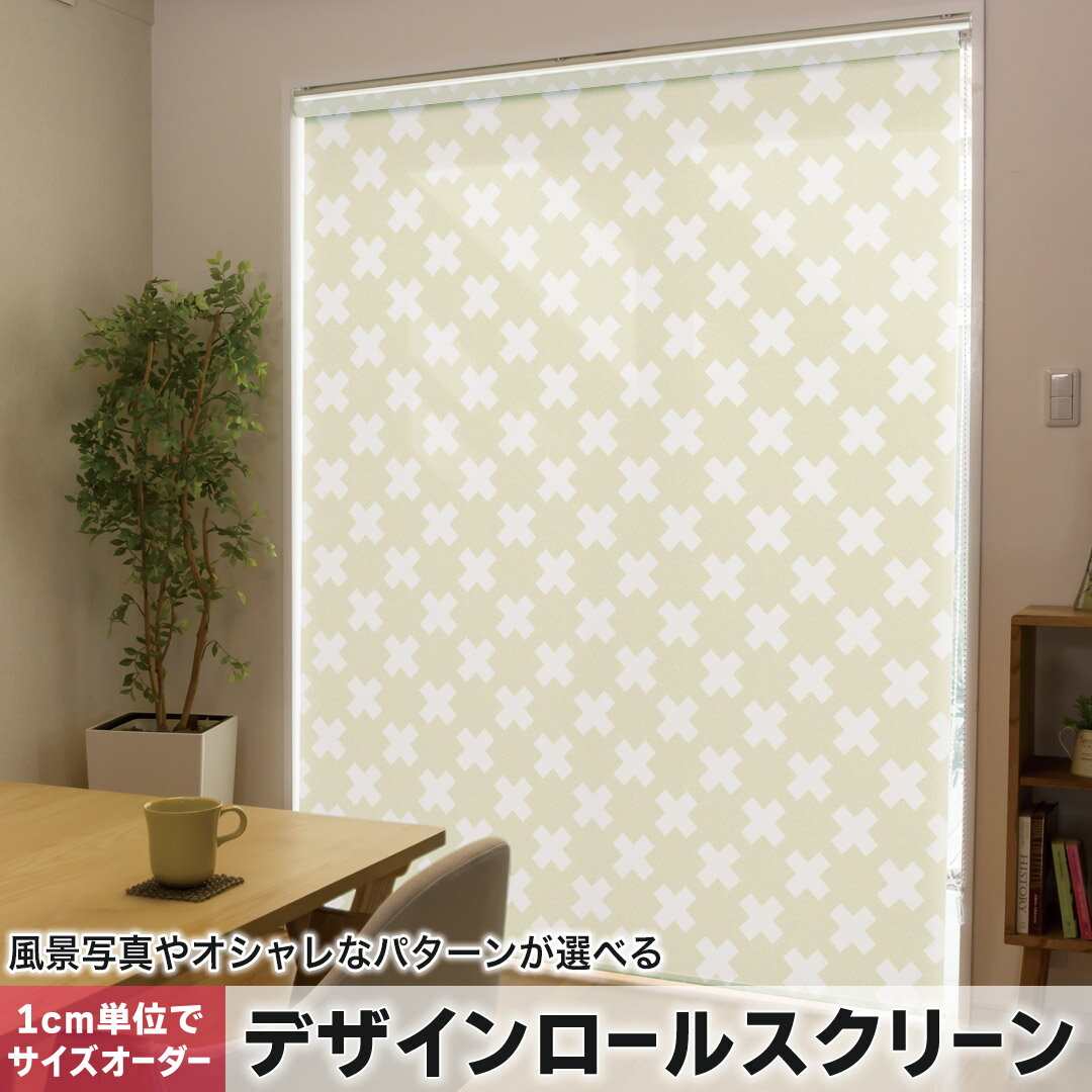 1cm単位サイズオーダー ロールスクリーン ロールカーテン オーダーメイド タチカワ 日本製 間仕切り カーテン 採光 非遮光 目隠し UVカット カーテンレール チェーン式 プル式 050619
