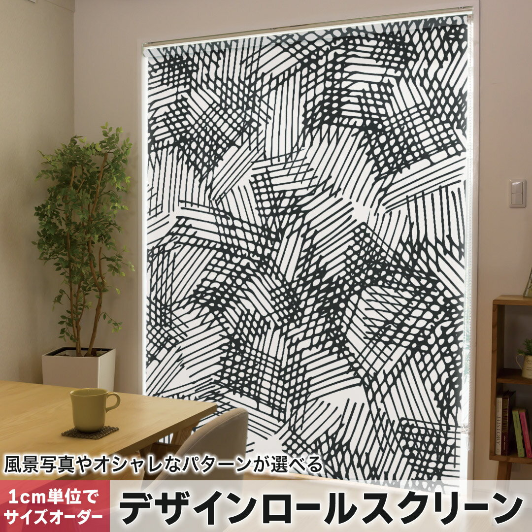 1cm単位サイズオーダー ロールスクリーン ロールカーテン オーダーメイド タチカワ 日本製 間仕切り カーテン 採光 非遮光 目隠し UVカット カーテンレール チェーン式 プル式 050842