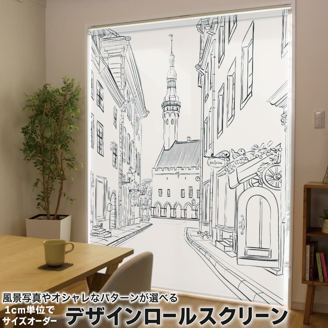 1cm単位サイズオーダー ロールスクリーン ロールカーテン オーダーメイド タチカワ 日本製 間仕切り カ..