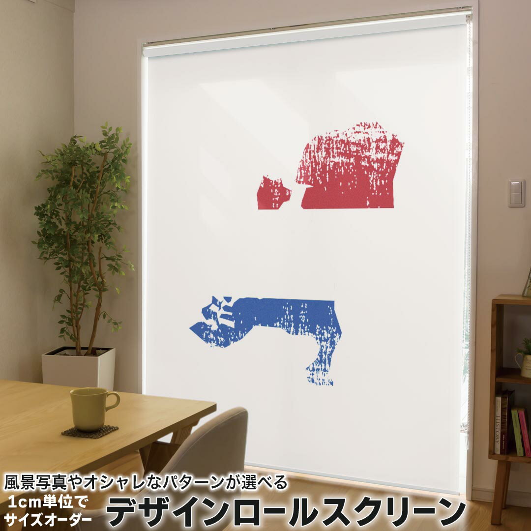 1cm単位サイズオーダー ロールスクリーン ロールカーテン オーダーメイド タチカワ 日本製 間仕切り カーテン 採光 非遮光 目隠し UVカット カーテンレール チェーン式 プル式 018899 国旗 netherlands オランダ