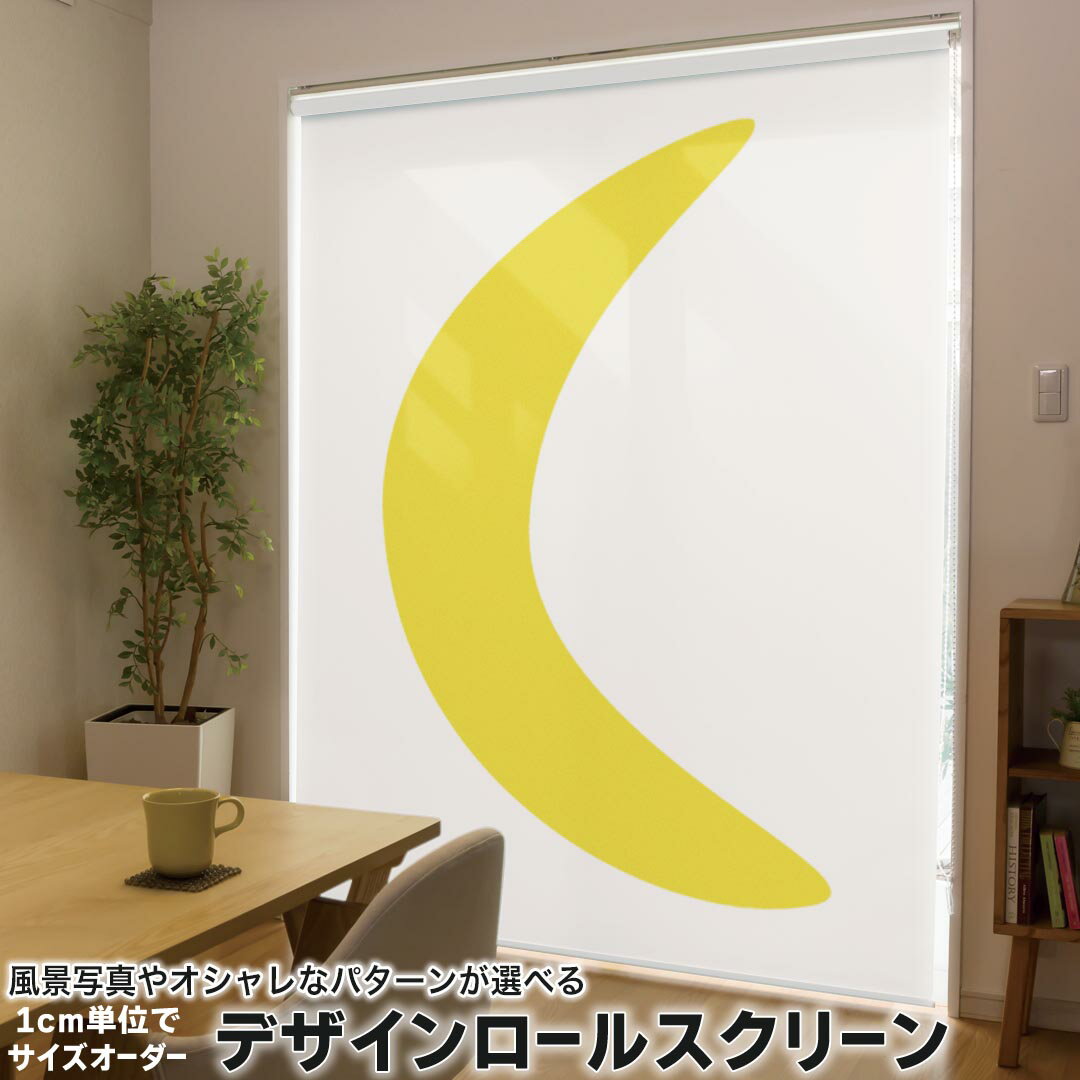 1cm単位サイズオーダー ロールスクリーン ロールカーテン オーダーメイド タチカワ 日本製 間仕切り カーテン 採光 非遮光 目隠し UVカット カーテンレール チェーン式 プル式 019039 イラスト アイコン クリスマス